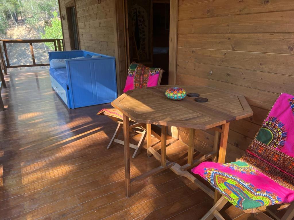 Rustic Cabin In The Woods/Cabana En El Bosque Amer Bagian luar foto