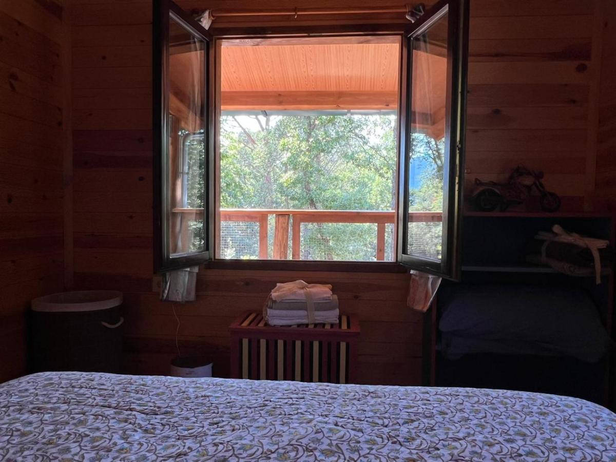 Rustic Cabin In The Woods/Cabana En El Bosque Amer Bagian luar foto
